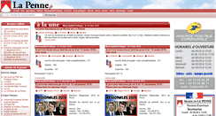 Desktop Screenshot of lapenne.fr