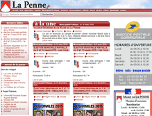 Tablet Screenshot of lapenne.fr